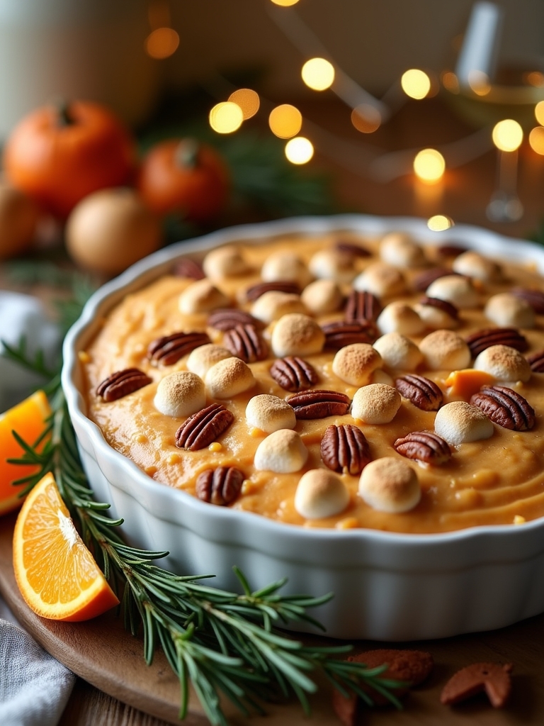 creamy holiday sweet potato casserole