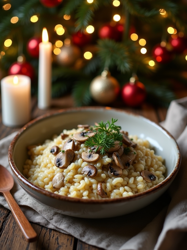 creamy mushroom risotto recipe