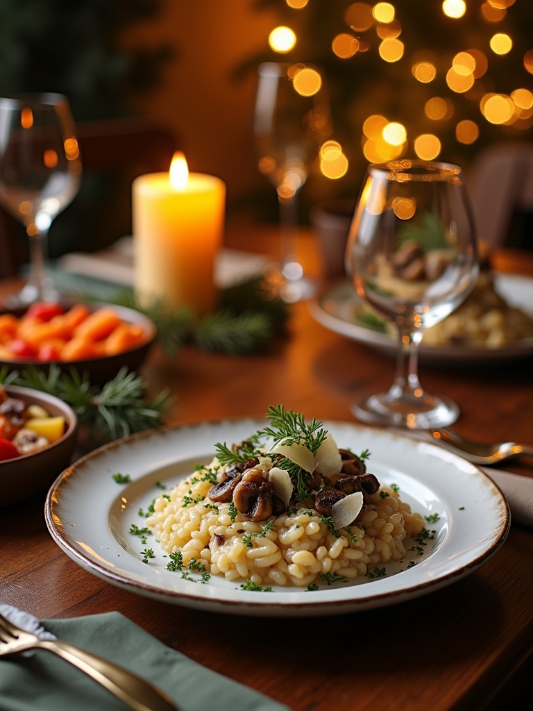 creamy mushroom risotto recipe