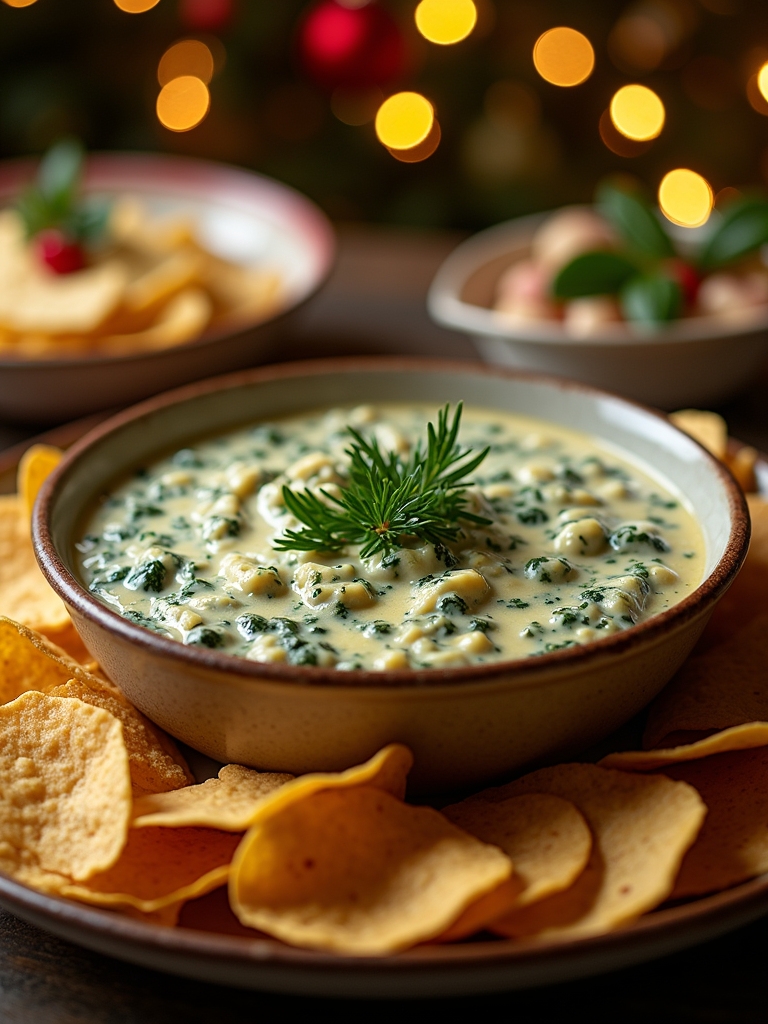 creamy spinach artichoke dip