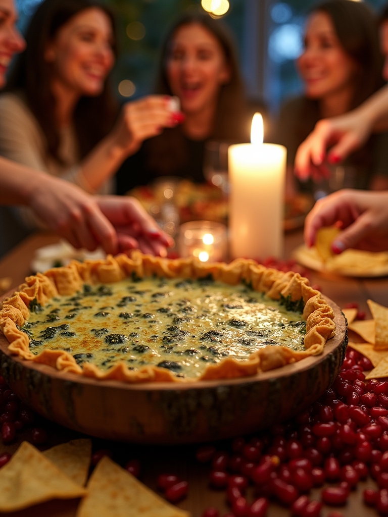 creamy spinach artichoke dip