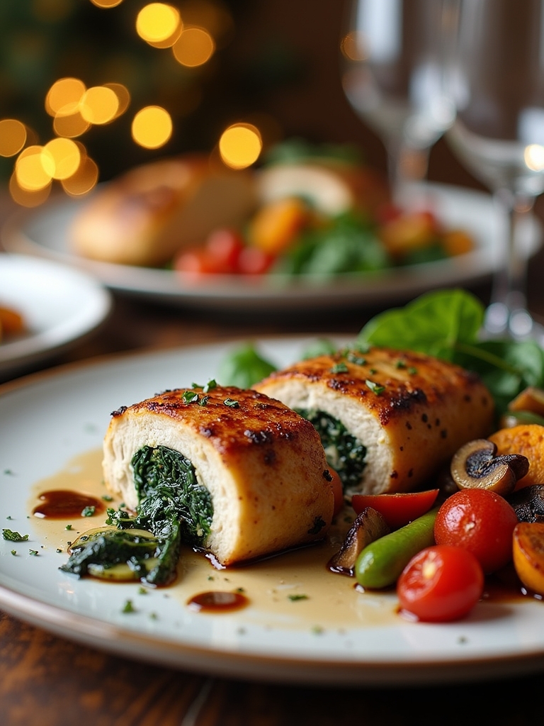 creamy stuffed chicken delight