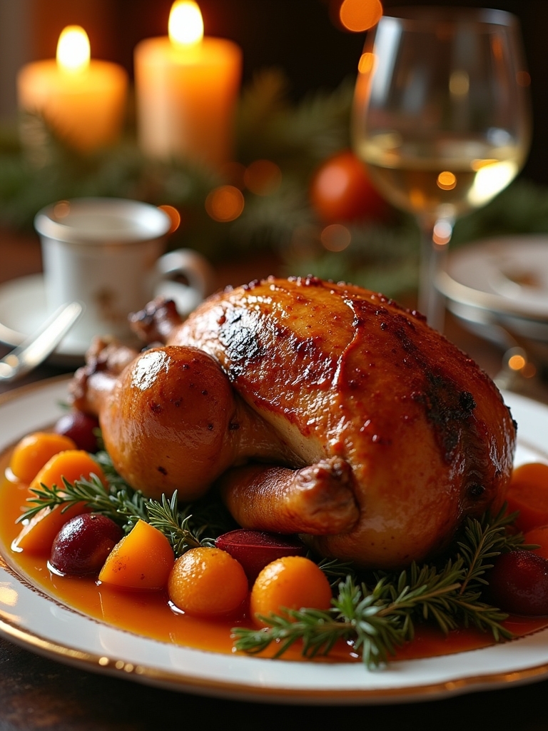 crispy duck with orange sauce