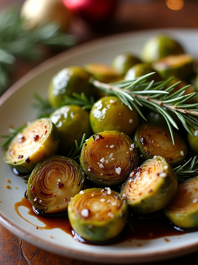 crispy garlic brussels sprouts