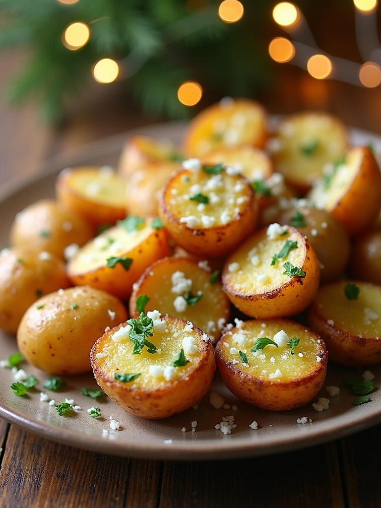 crispy garlic parmesan potatoes