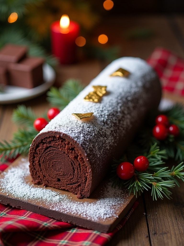 decadent chocolate holiday centerpiece