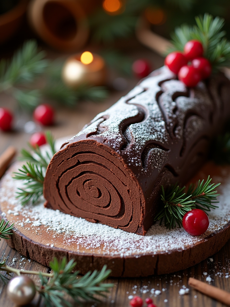 decadent chocolate holiday dessert