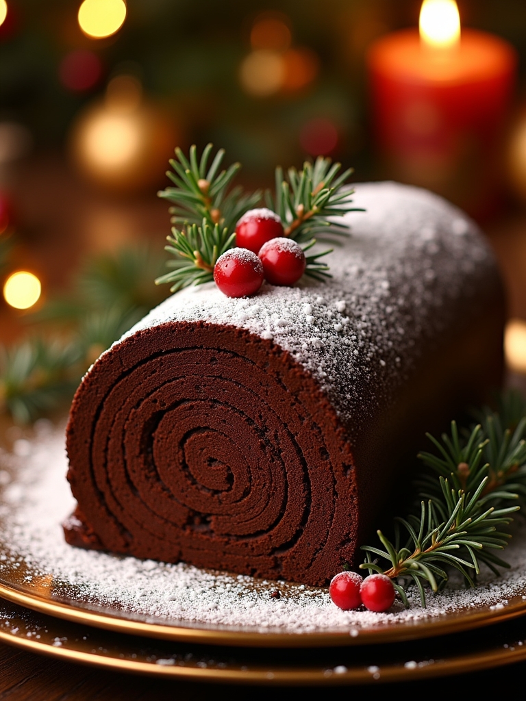 decadent chocolate holiday dessert
