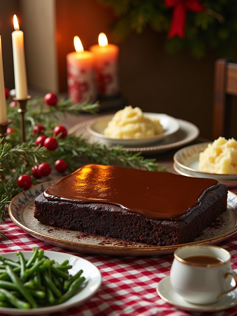 delicious holiday chocolate cake