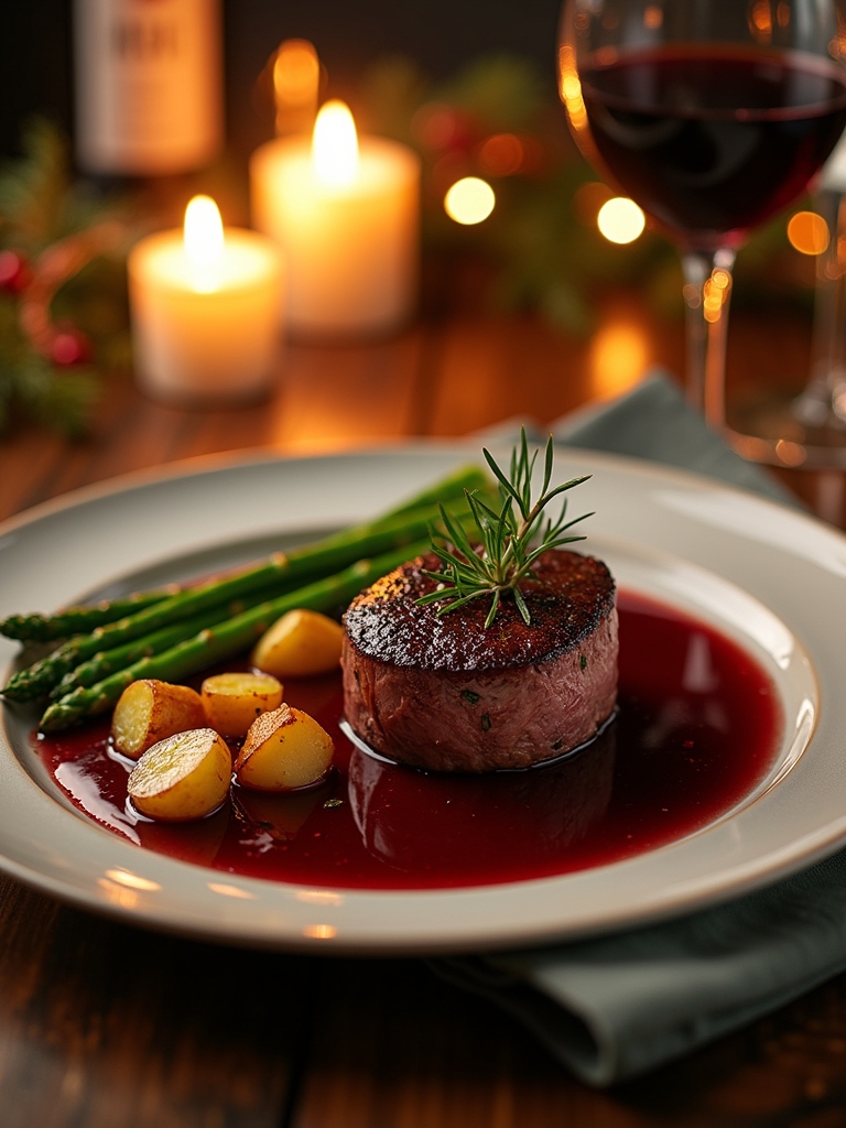 elegant beef tenderloin dinner