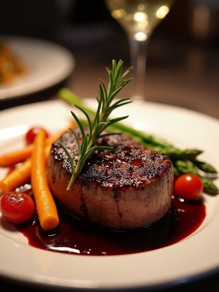 elegant beef tenderloin dish