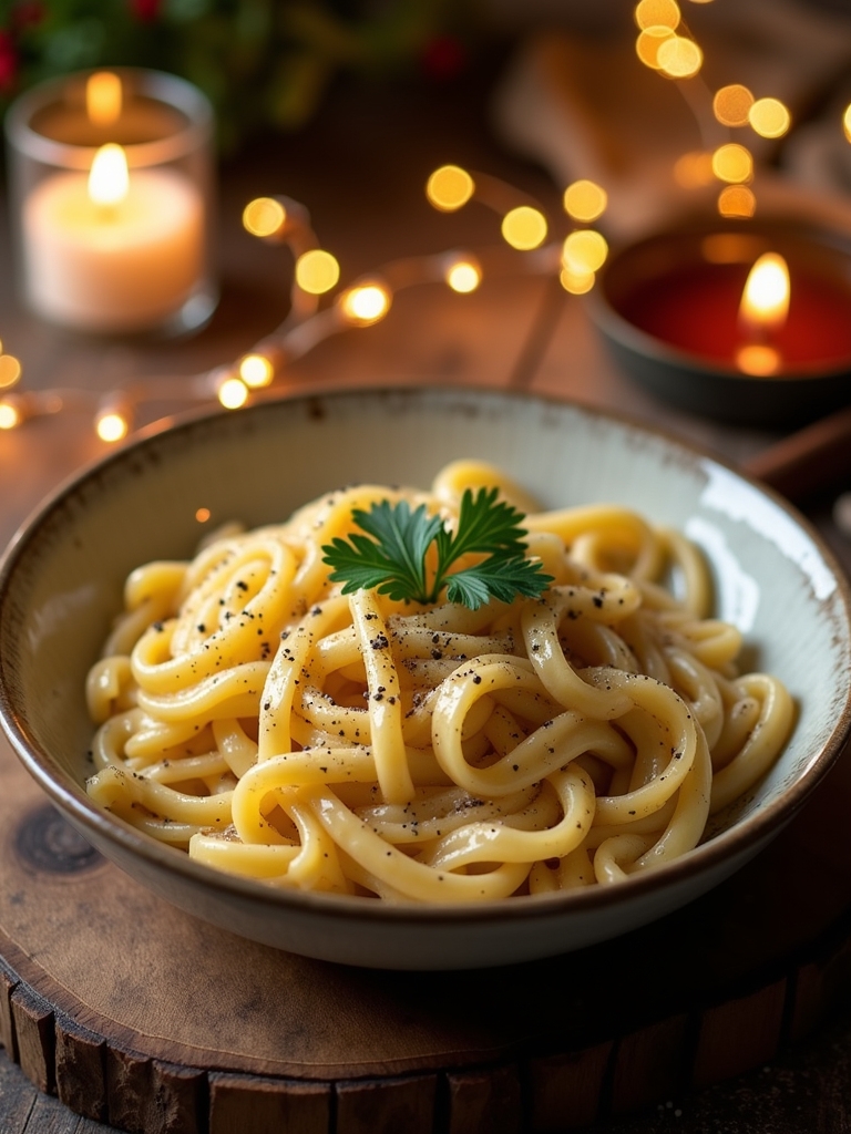 elegant creamy pasta dish