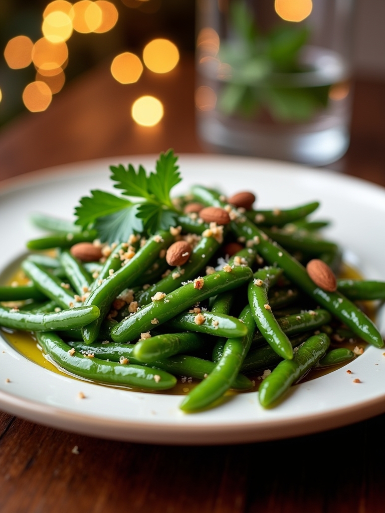elegant green bean side dish