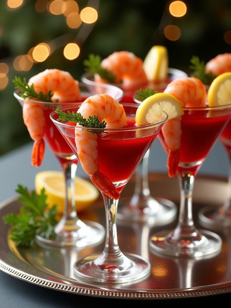 elegant shrimp cocktail preparation