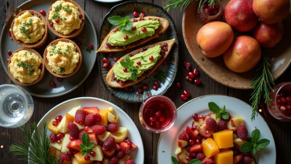 festive and light brunch recipes