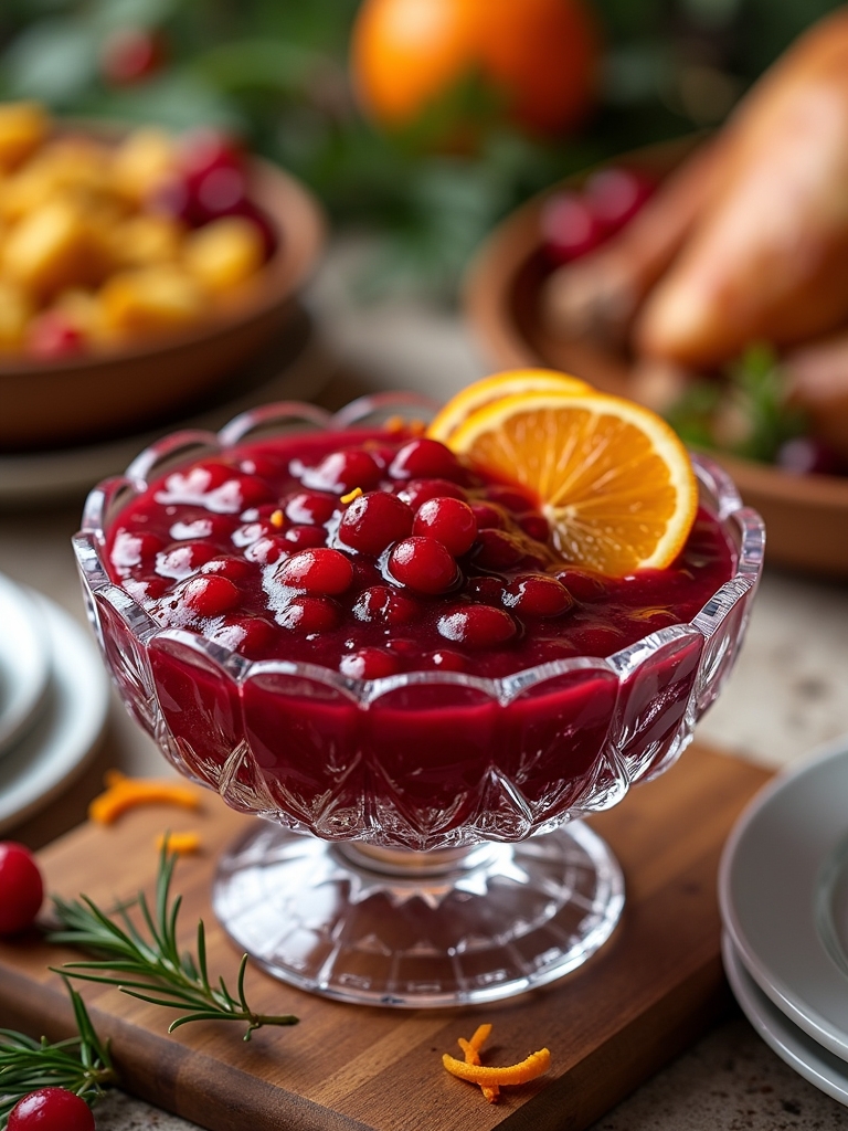 festive cranberry orange condiment