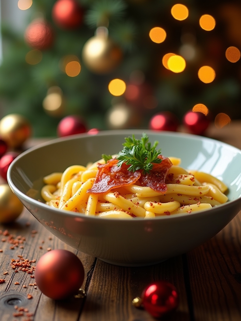 festive creamy carbonara delight