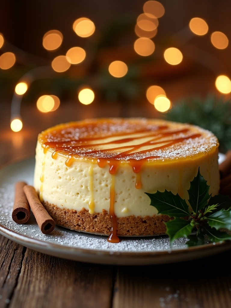festive eggnog cheesecake recipe