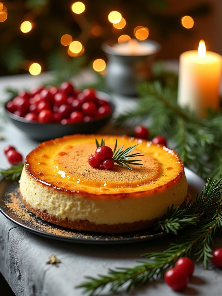 festive eggnog cheesecake recipe