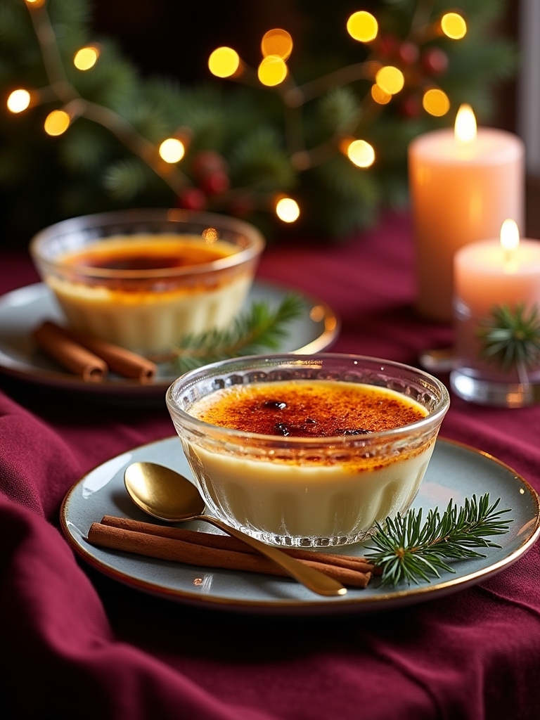 festive eggnog cr me br l e delight