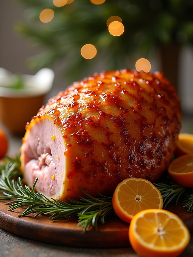 festive glazed ham recipe