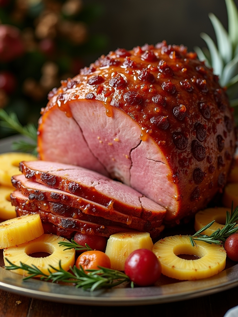 festive glazed ham recipe