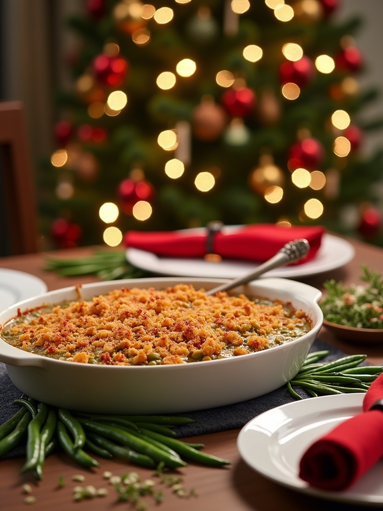 festive green bean casserole