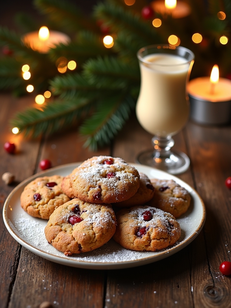 festive holiday fruitcake cookies