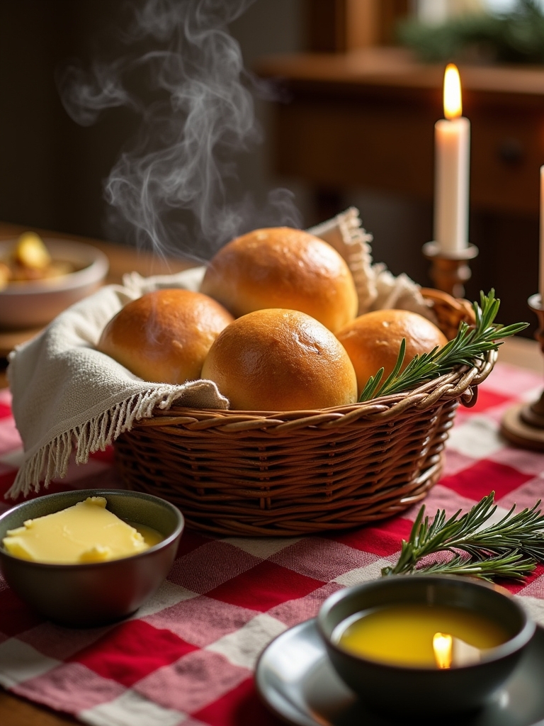 fluffy homemade dinner rolls