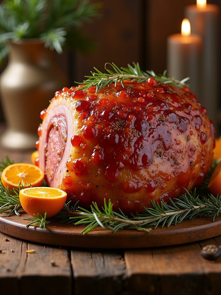 ginger ale glazed holiday ham
