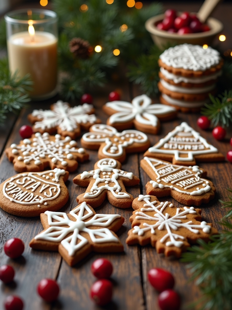 gingerbread cookie decorating fun