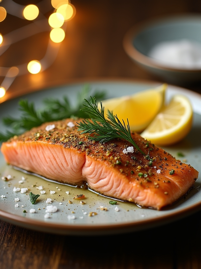 herb crusted baked salmon delight