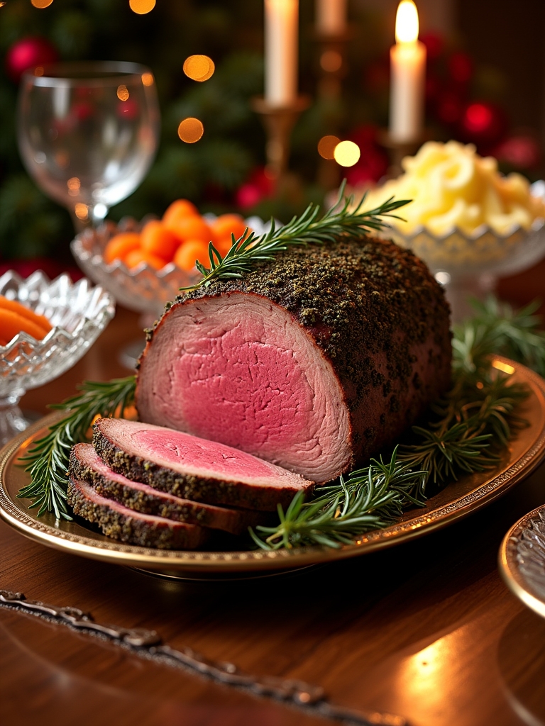 herb crusted prime rib delight