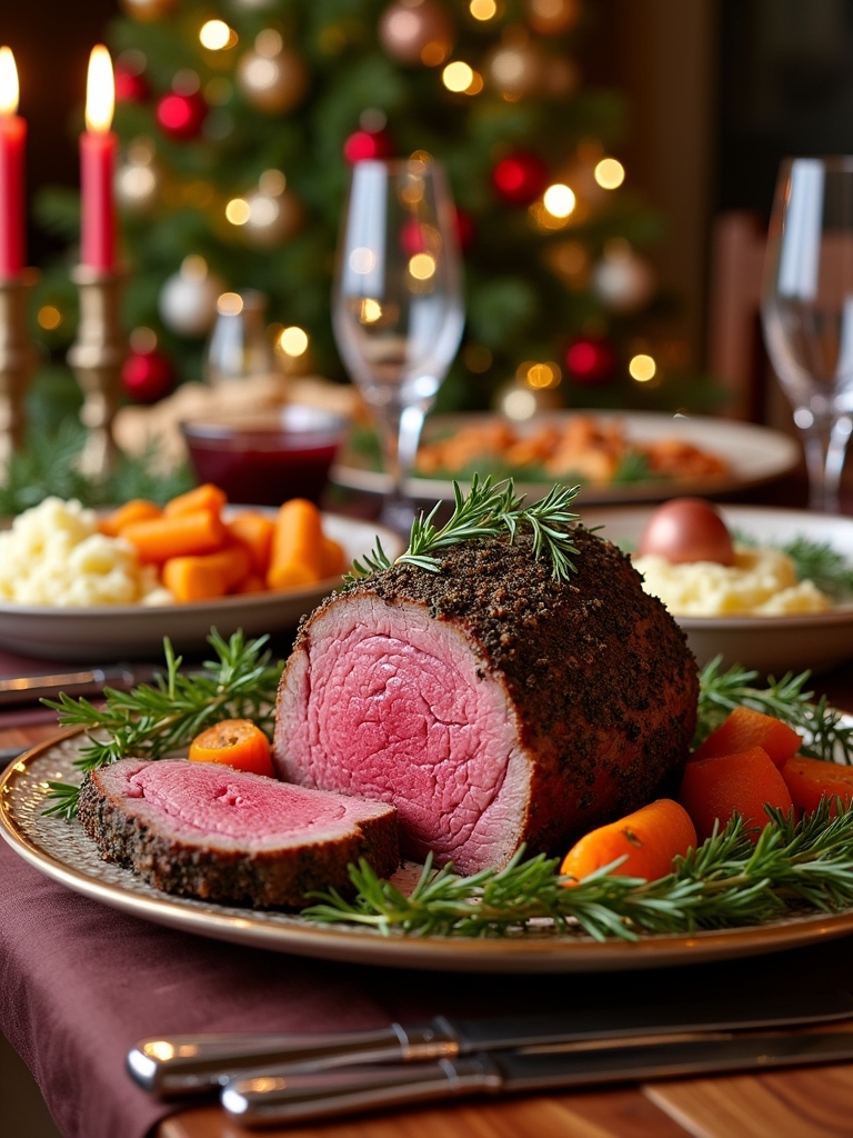 herb crusted prime rib delight