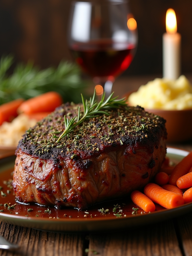 herb crusted prime rib recipe