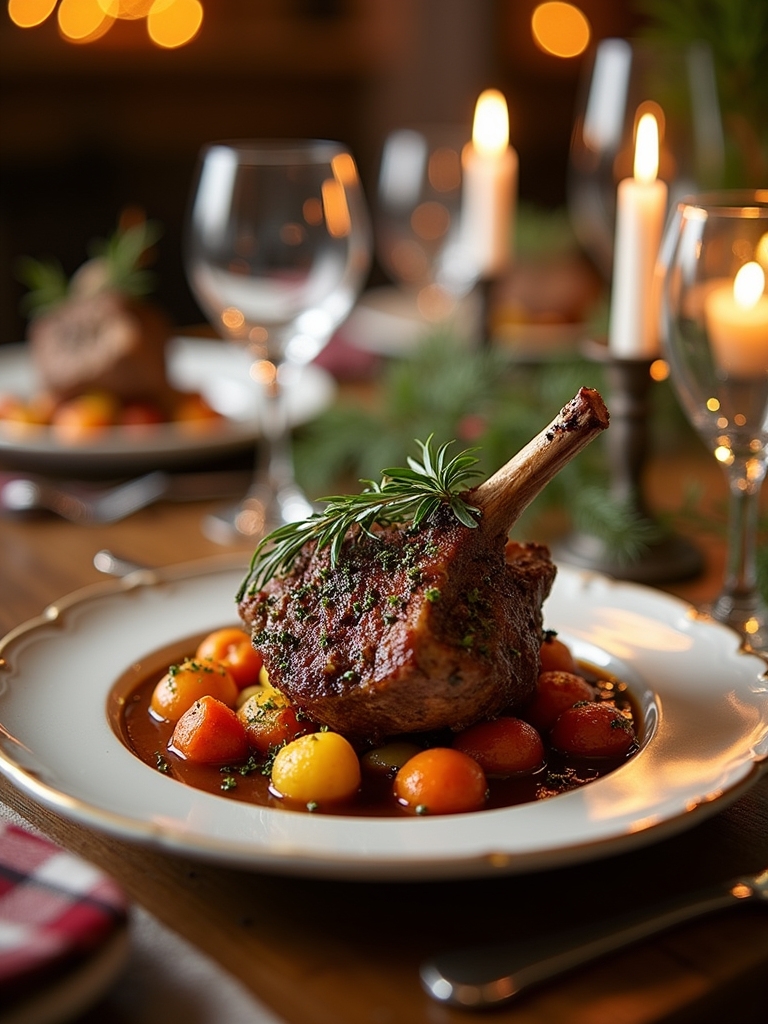 herb crusted rack of lamb