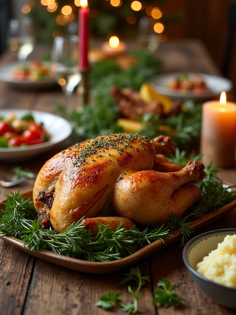 herb crusted roast chicken recipe