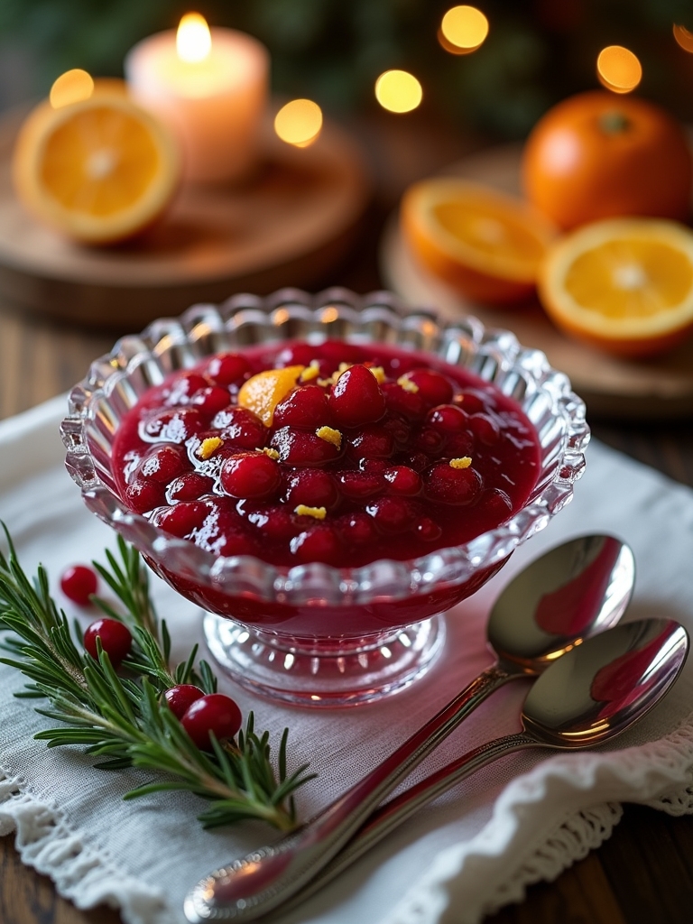 homemade festive cranberry sauce
