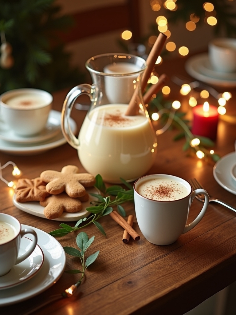 homemade holiday eggnog delight