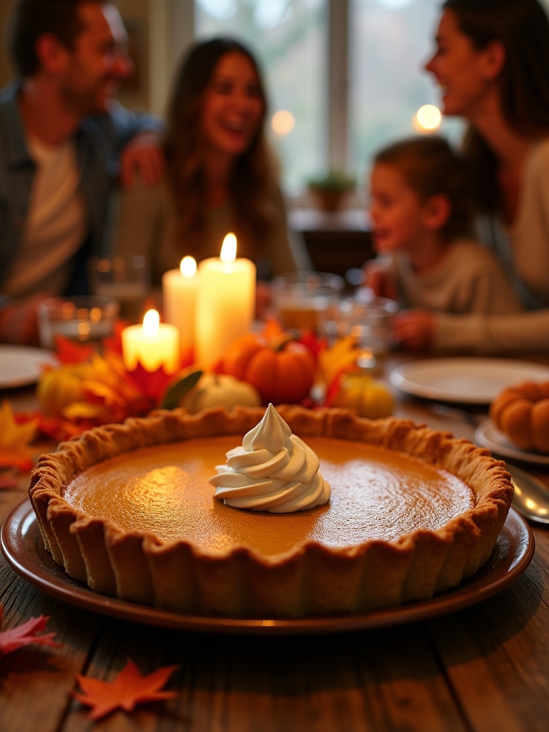 homemade pumpkin pie delight
