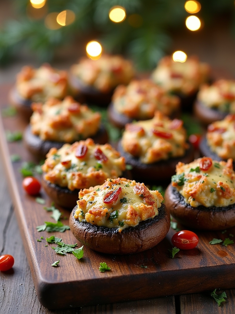 keto stuffed portobello mushrooms