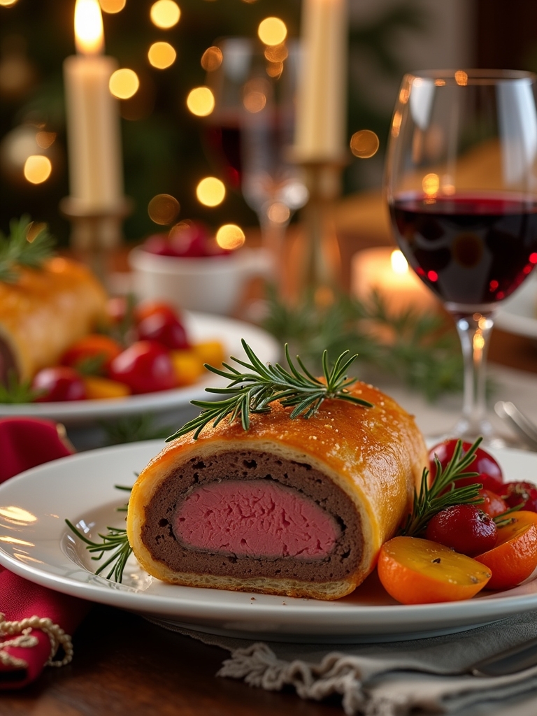 luxurious holiday centerpiece dish