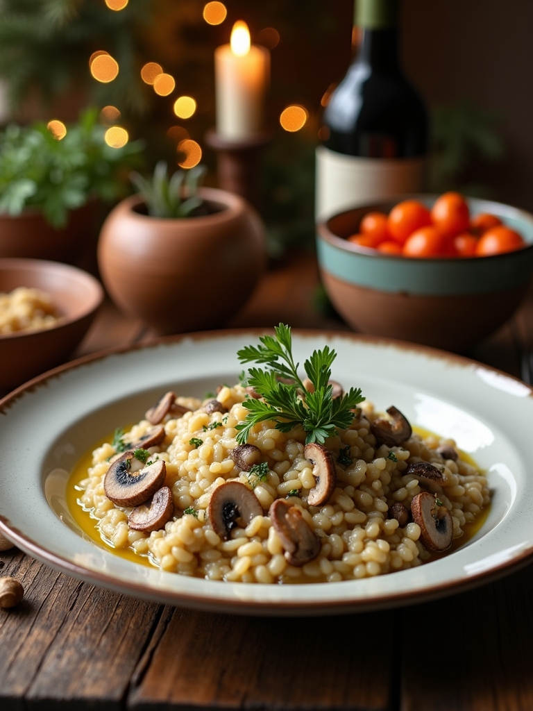 luxurious mushroom risotto recipe