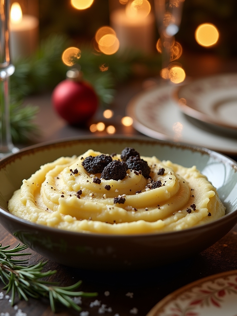 luxurious truffle mashed potatoes