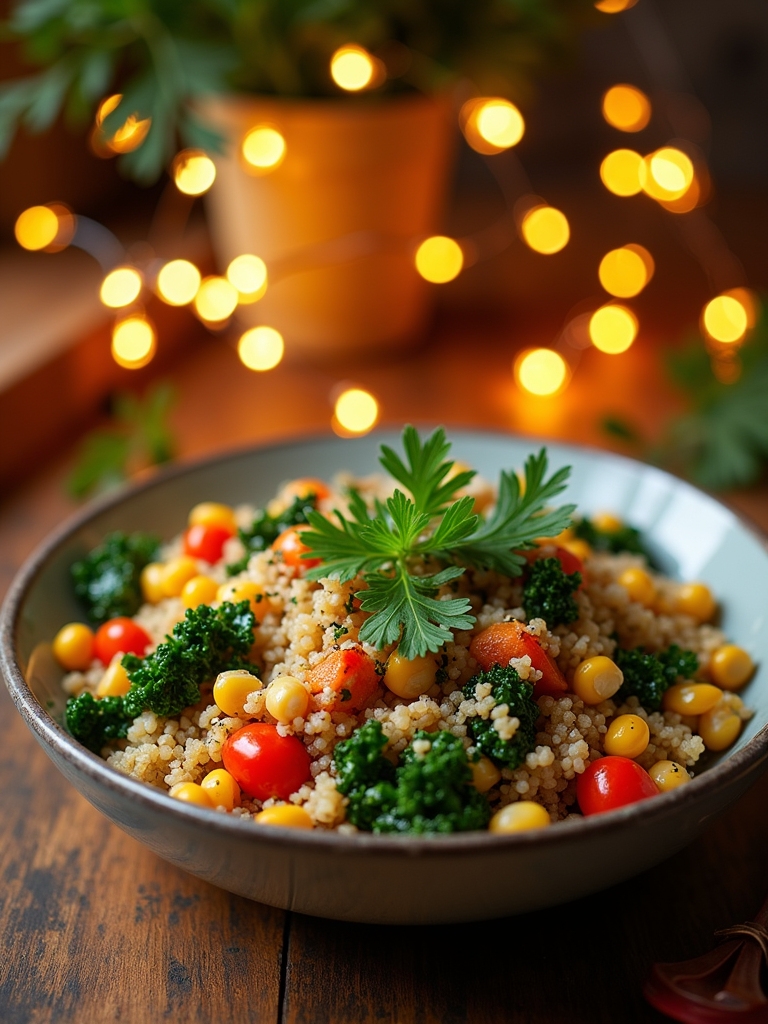 nutritious quinoa vegetable stuffing