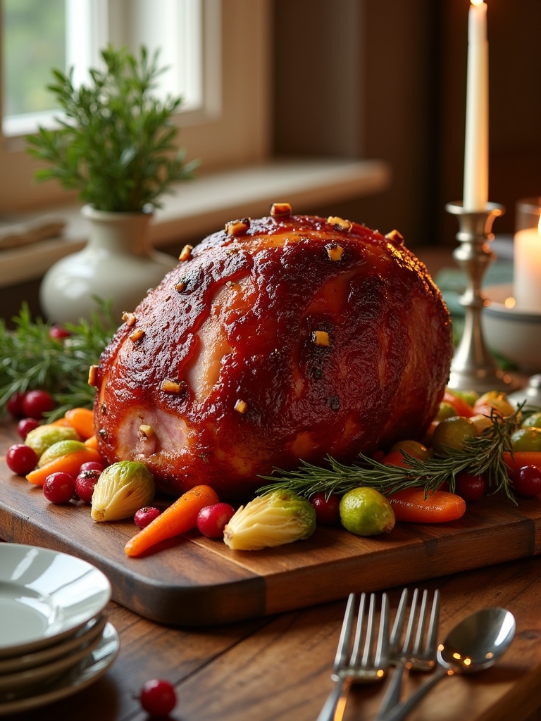 one pan honey glazed ham