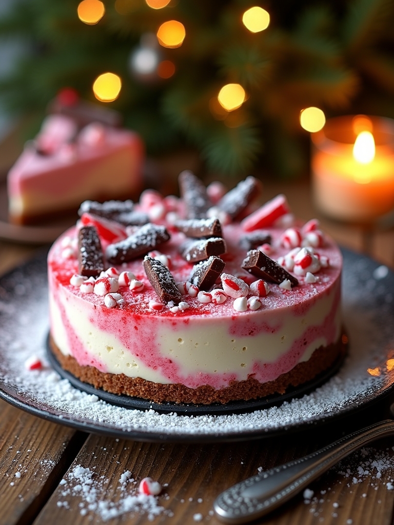 peppermint bark cheesecake recipe