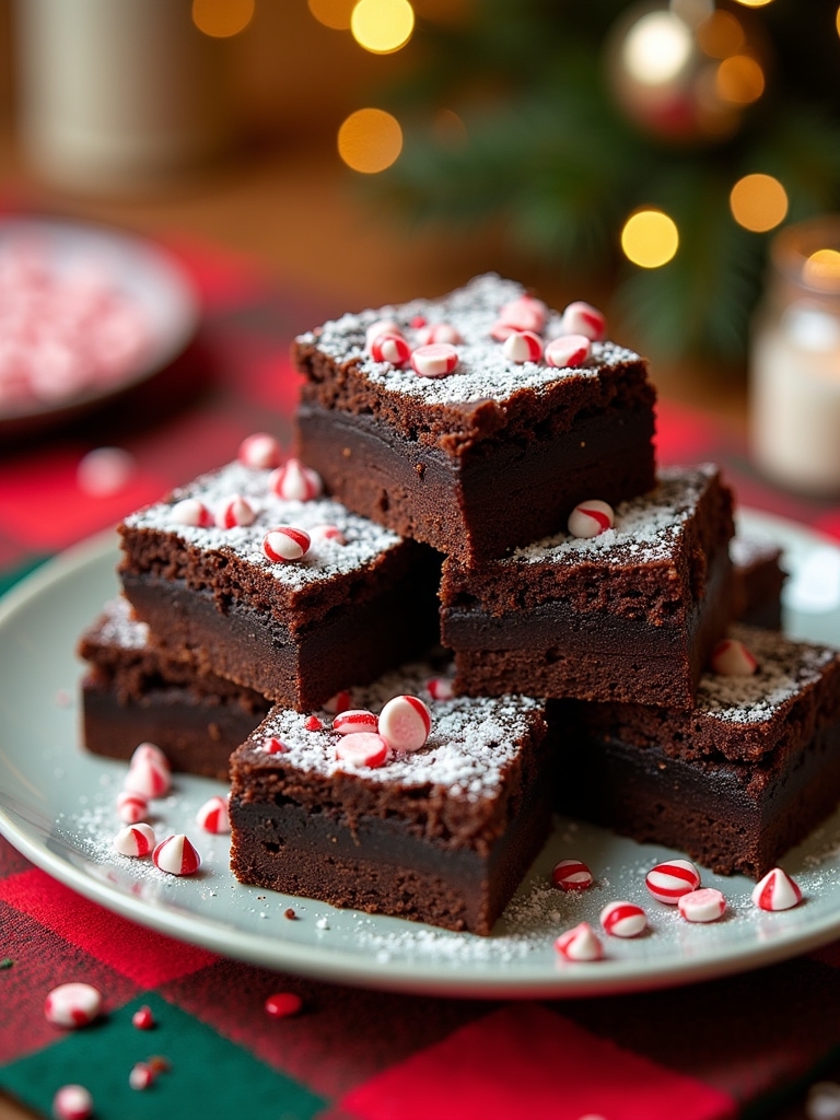peppermint chocolate brownie delight