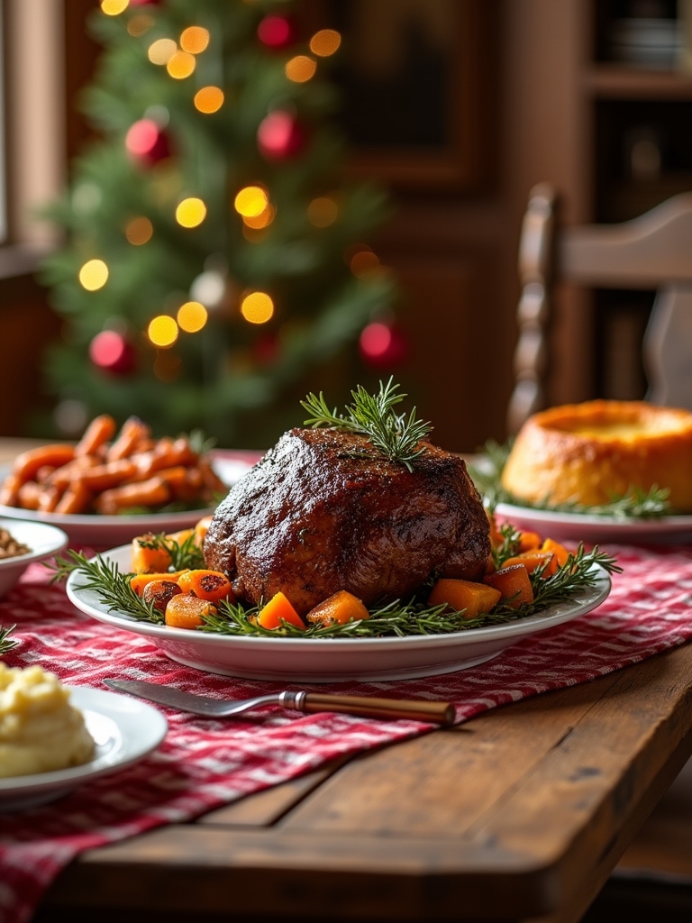 perfectly seasoned roast beef