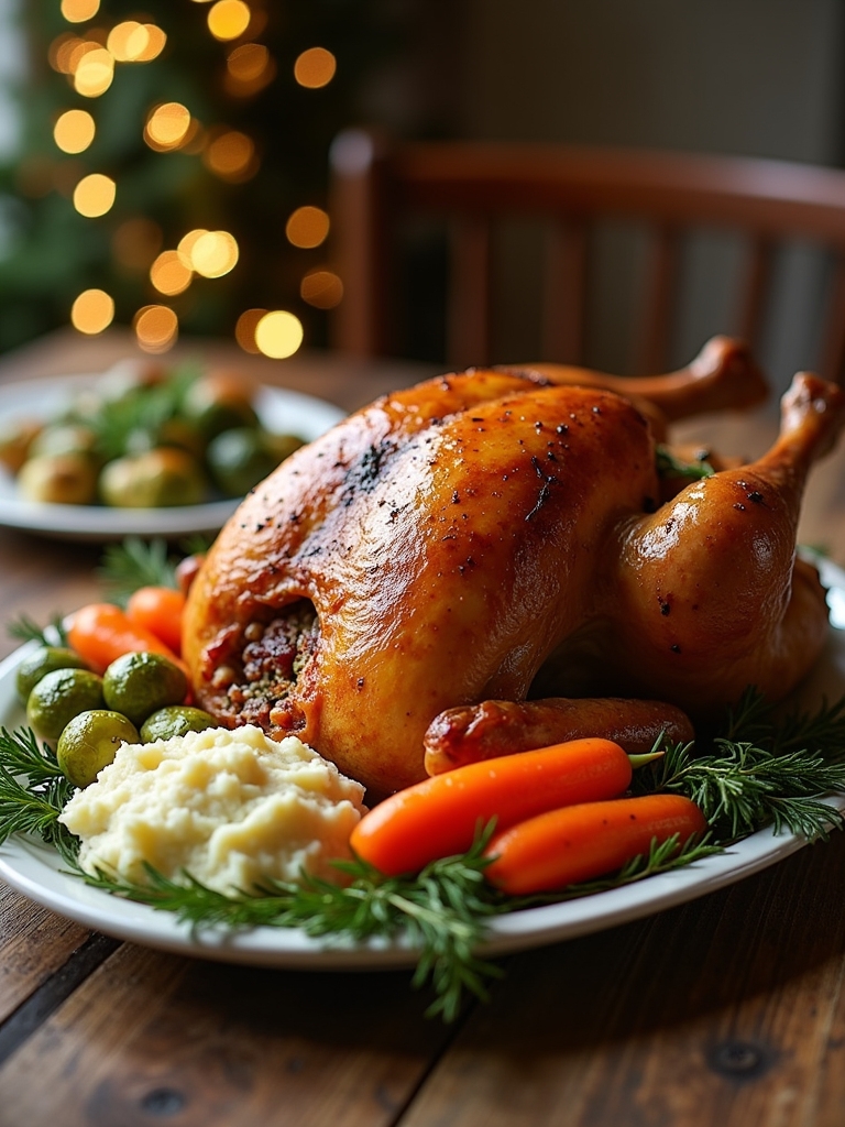 roast turkey with stuffing